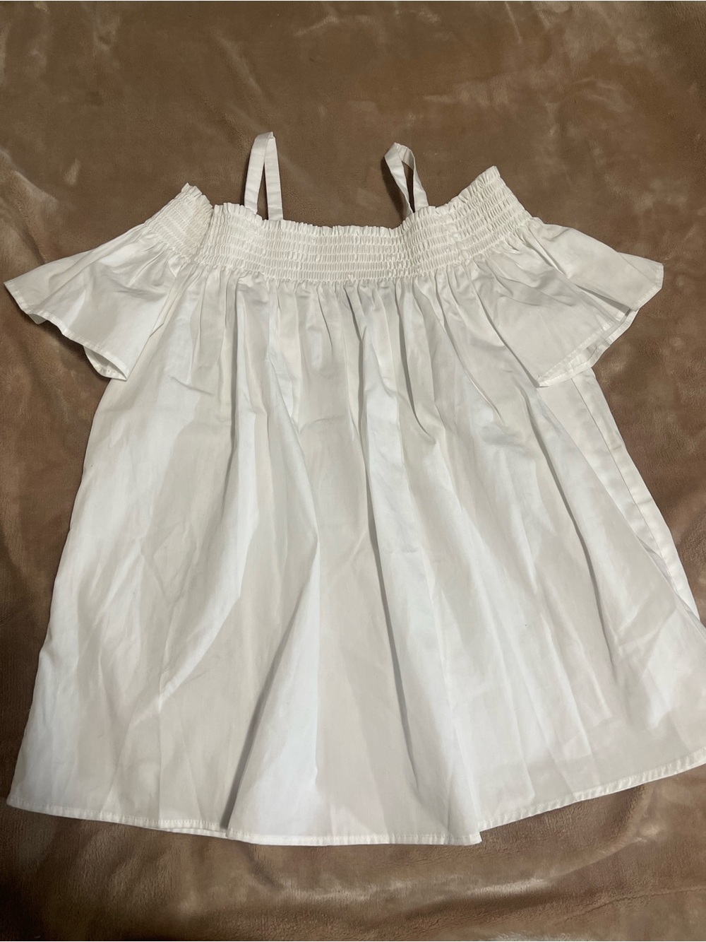 Ralph Lauren White off-shoulder top with strap